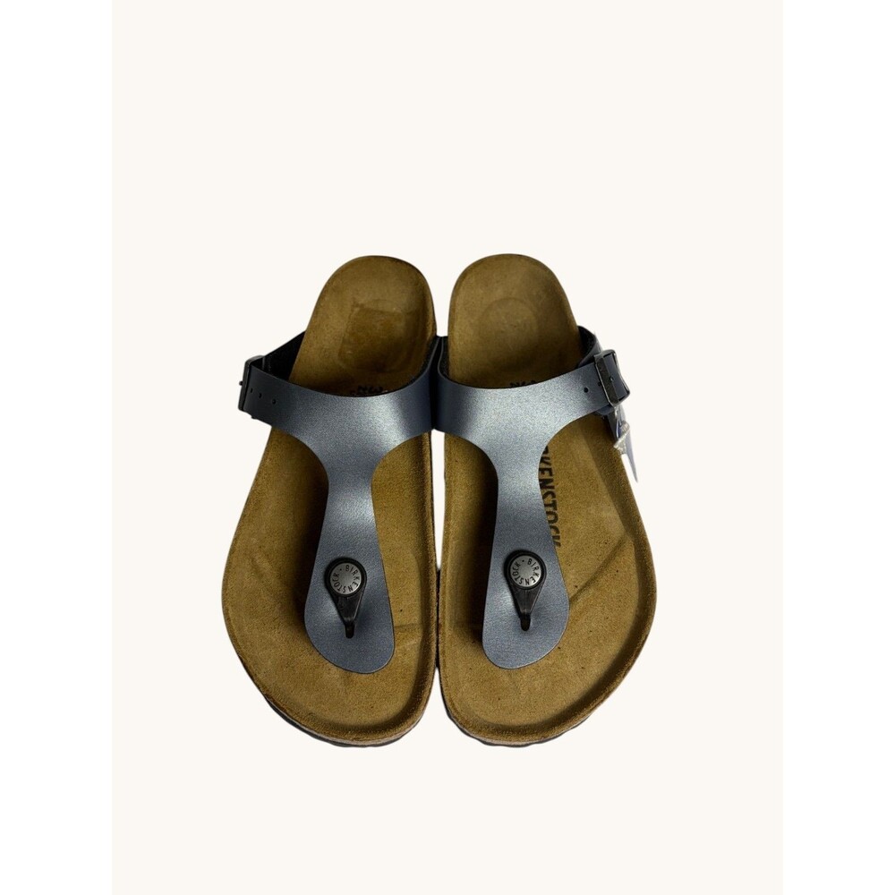 Birkenstocks Gizeh EVA Metallic Anthracite Sz 35